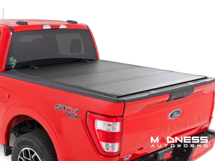 Ford F150 Bed Cover Tri Fold Flip Up Hard Cover